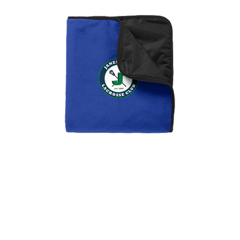 Jvl Lacrosse Port Authority® Fleece & Poly Travel Blanket